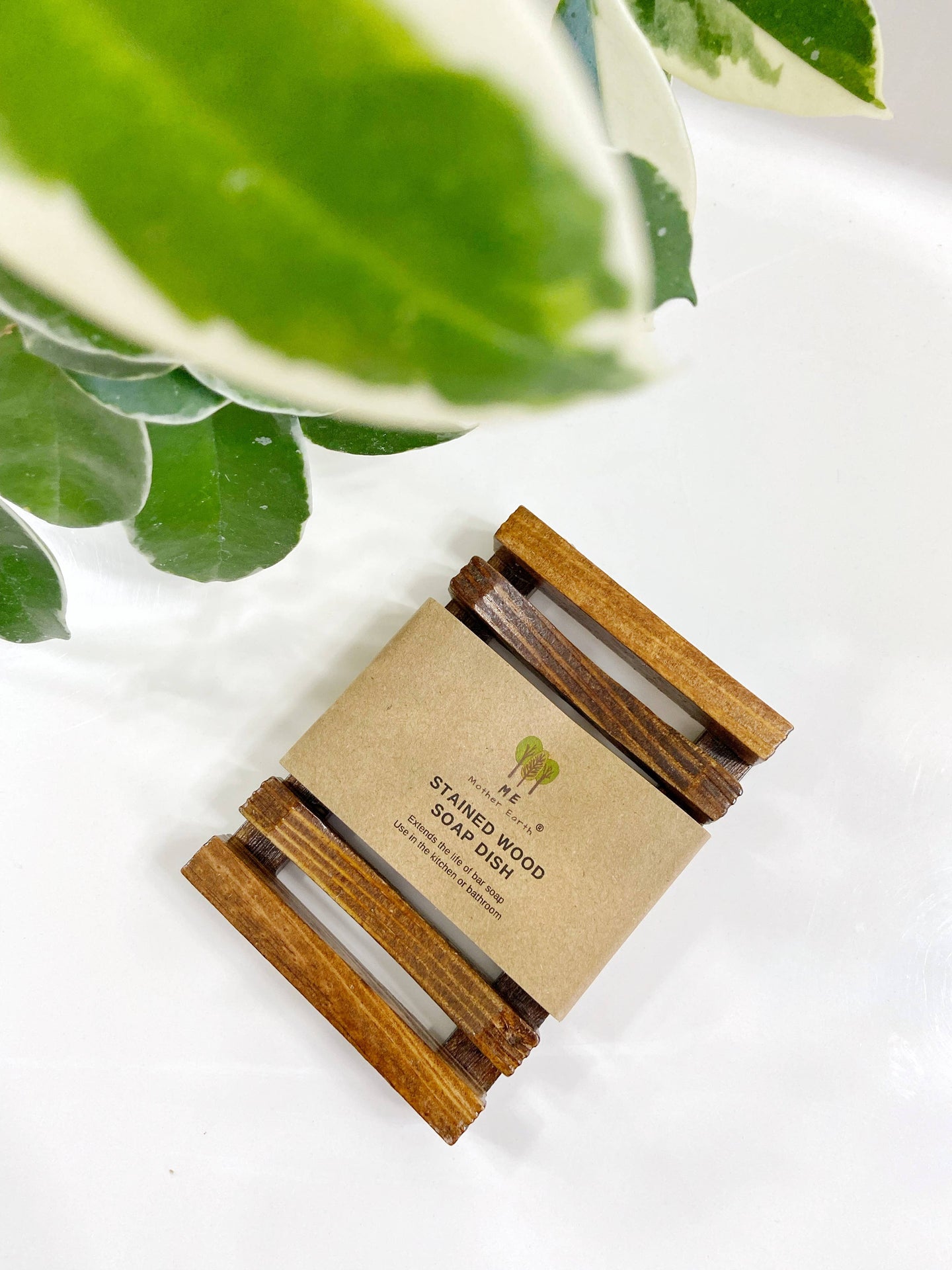 Stained wood soap dish | Eco-Friendly | Zero Waste