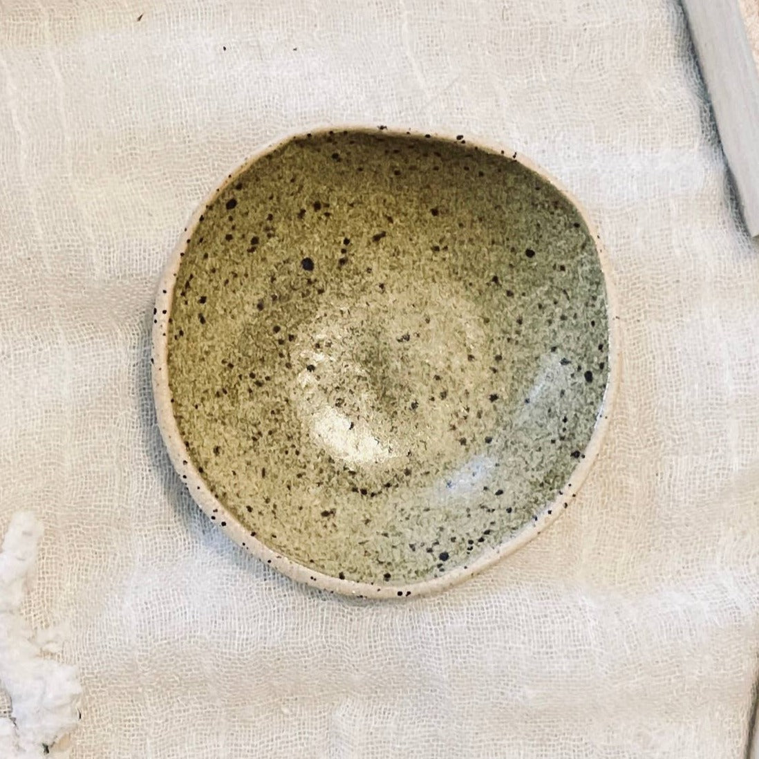 Green Ceramic Catch-all Dish