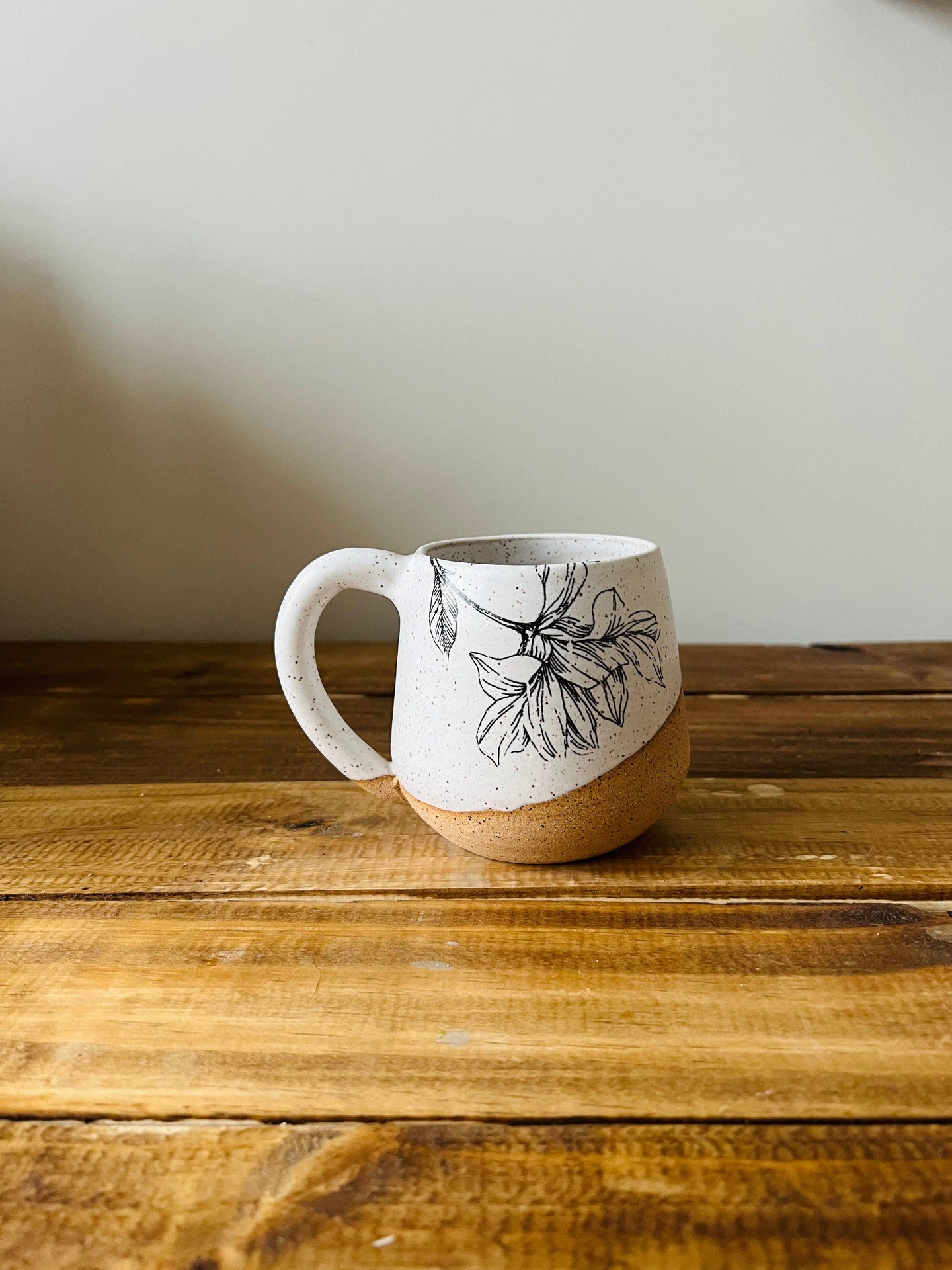 Hands On Ceramics - Floral mug