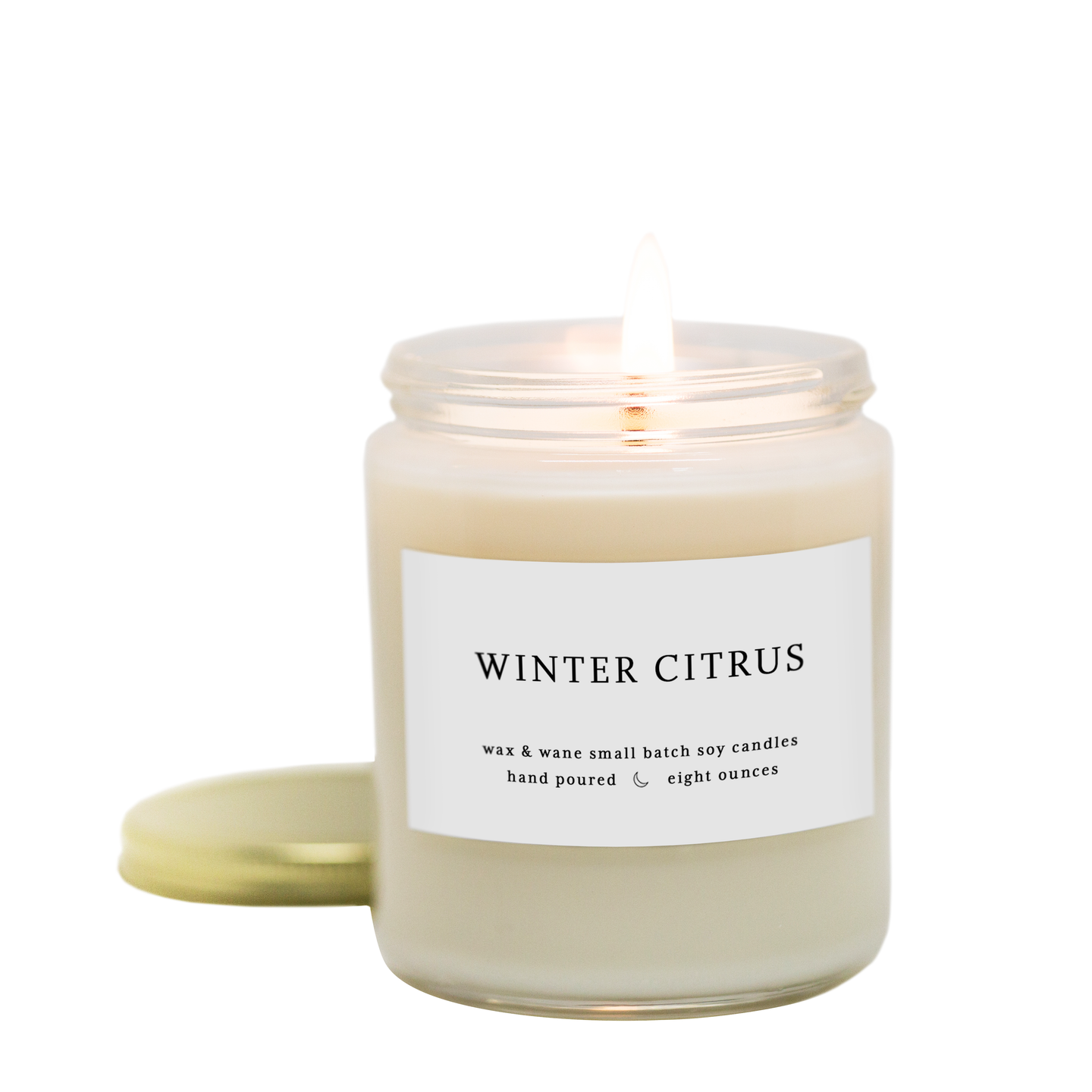 Winter Citrus Modern Soy Candle