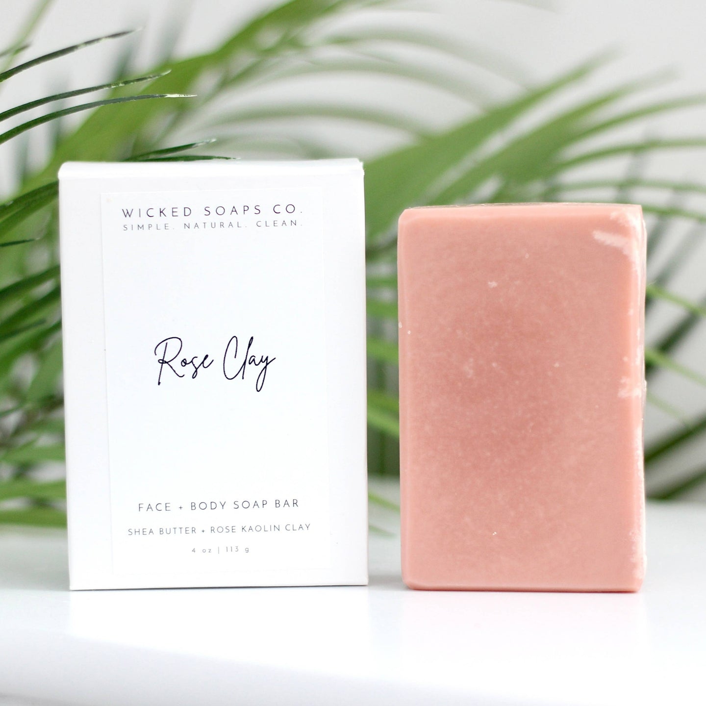 Rose Clay Face + Body Nourishing Soap Bar