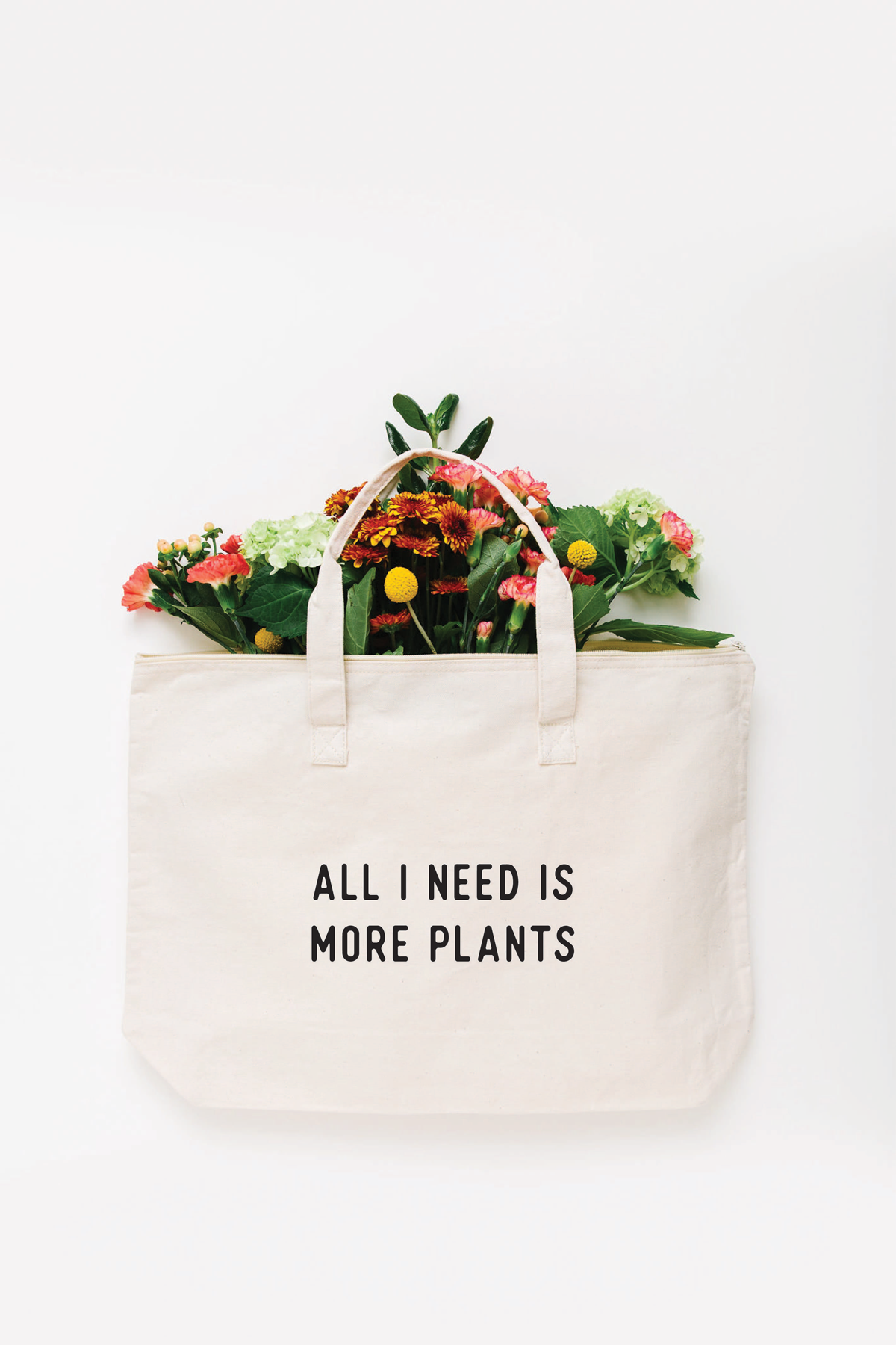 More Plants Tote Bag - Large