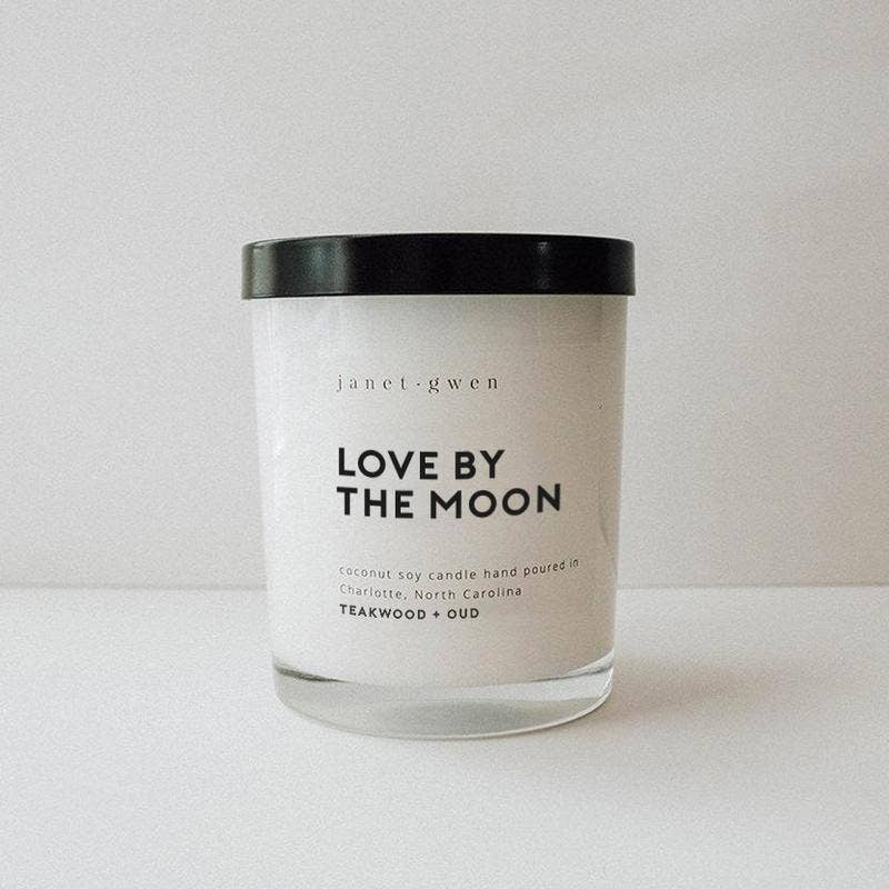 Love By The Moon White Vessel Candle
