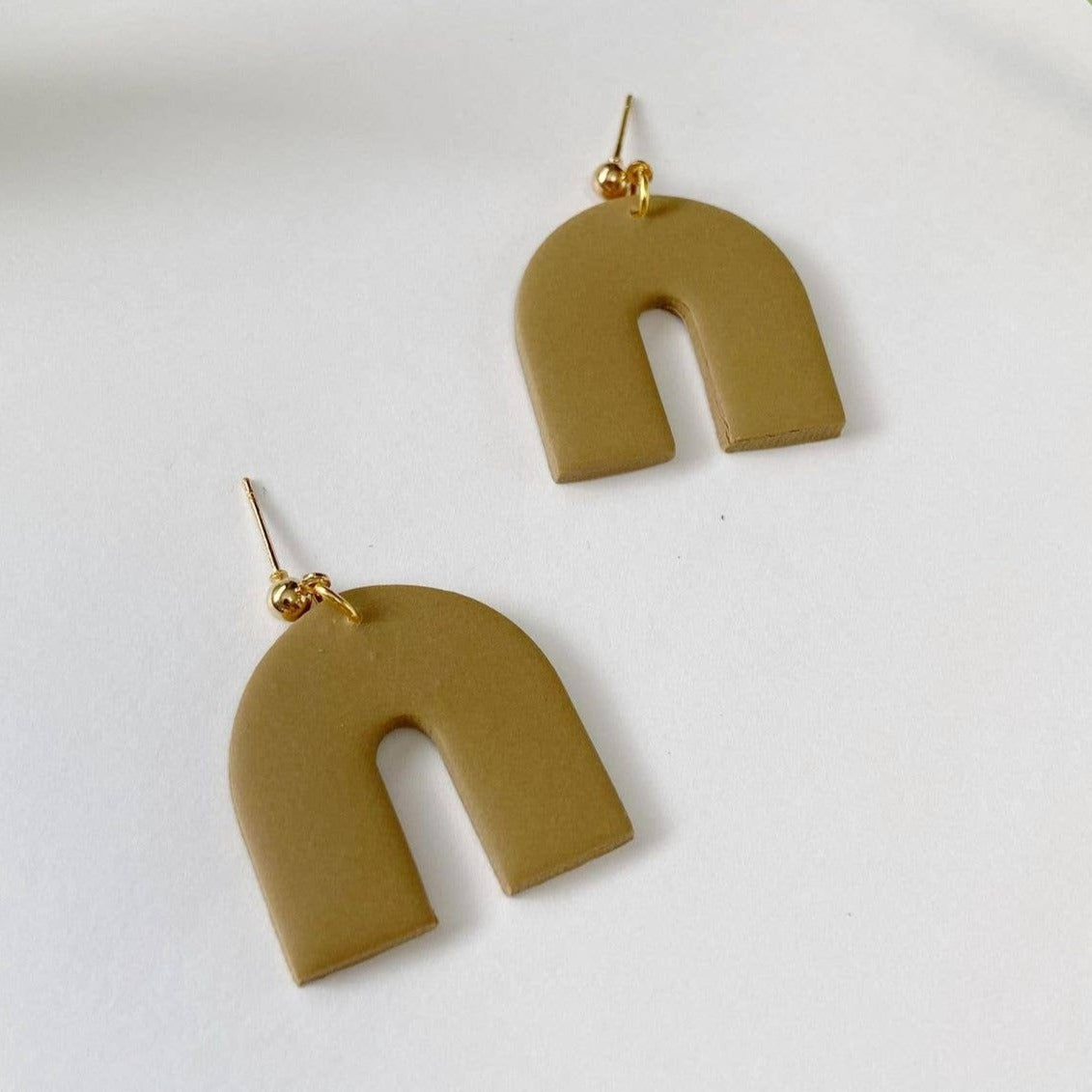 Piper Arch, Polymer Clay Earrings, Modern Earrings