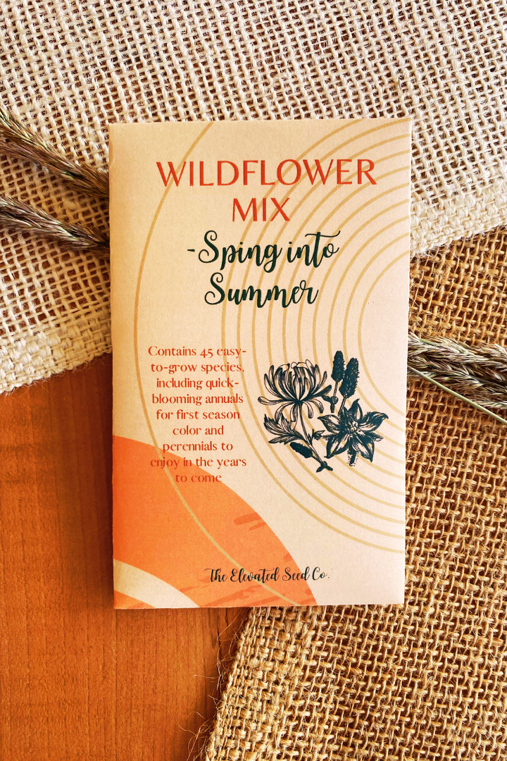 quick growing wildflower seeds The Elevated Seed Co